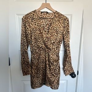 Leopard print Zara dress